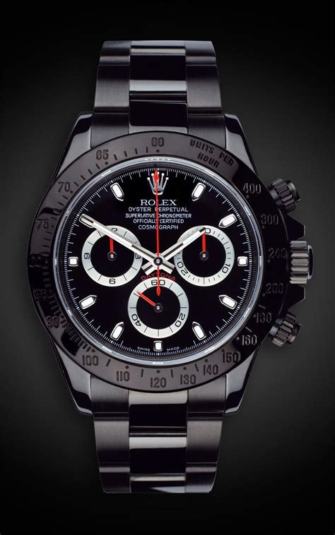 rolex daytona titanium black|black rolex daytona for sale.